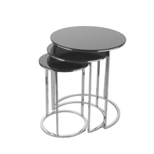 ARAS Nesting Table (Chrome)