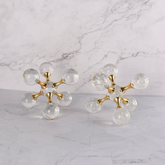 Crystle Molecular Decor Pair