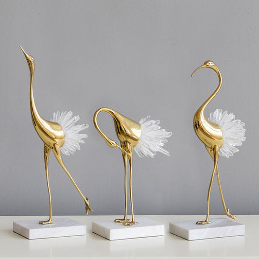 White Crane Bird Set