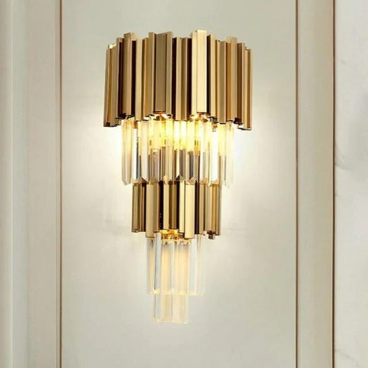 Crystal Luxury Wall Light - Dimension 23cm / Warm Light