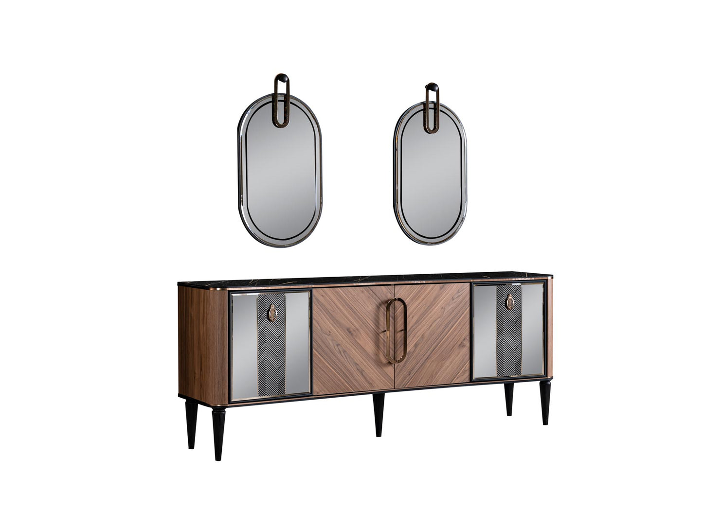 ISTINYE - Buffet Cabinet with Mirror
